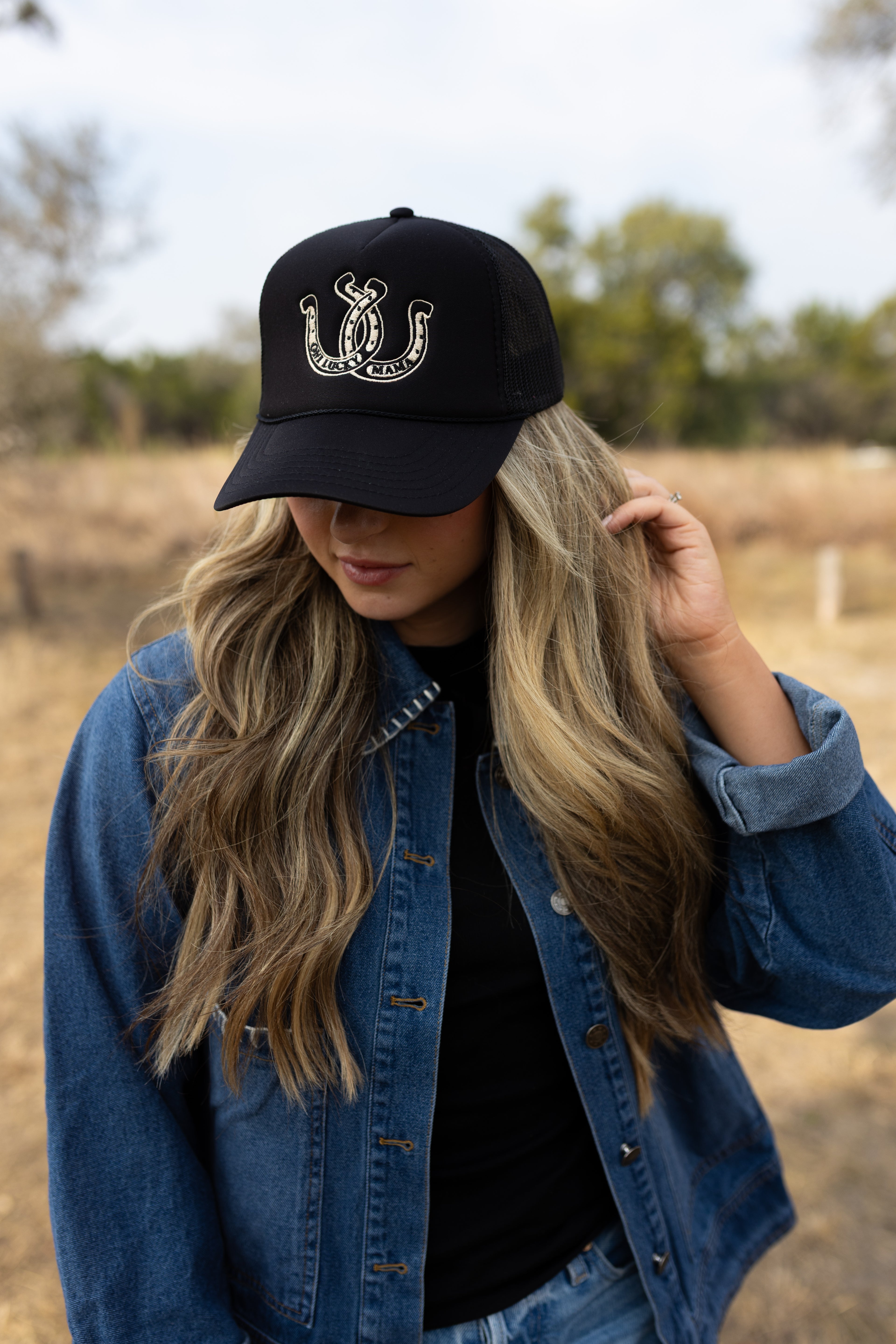 One Lucky Mama Trucker Hat