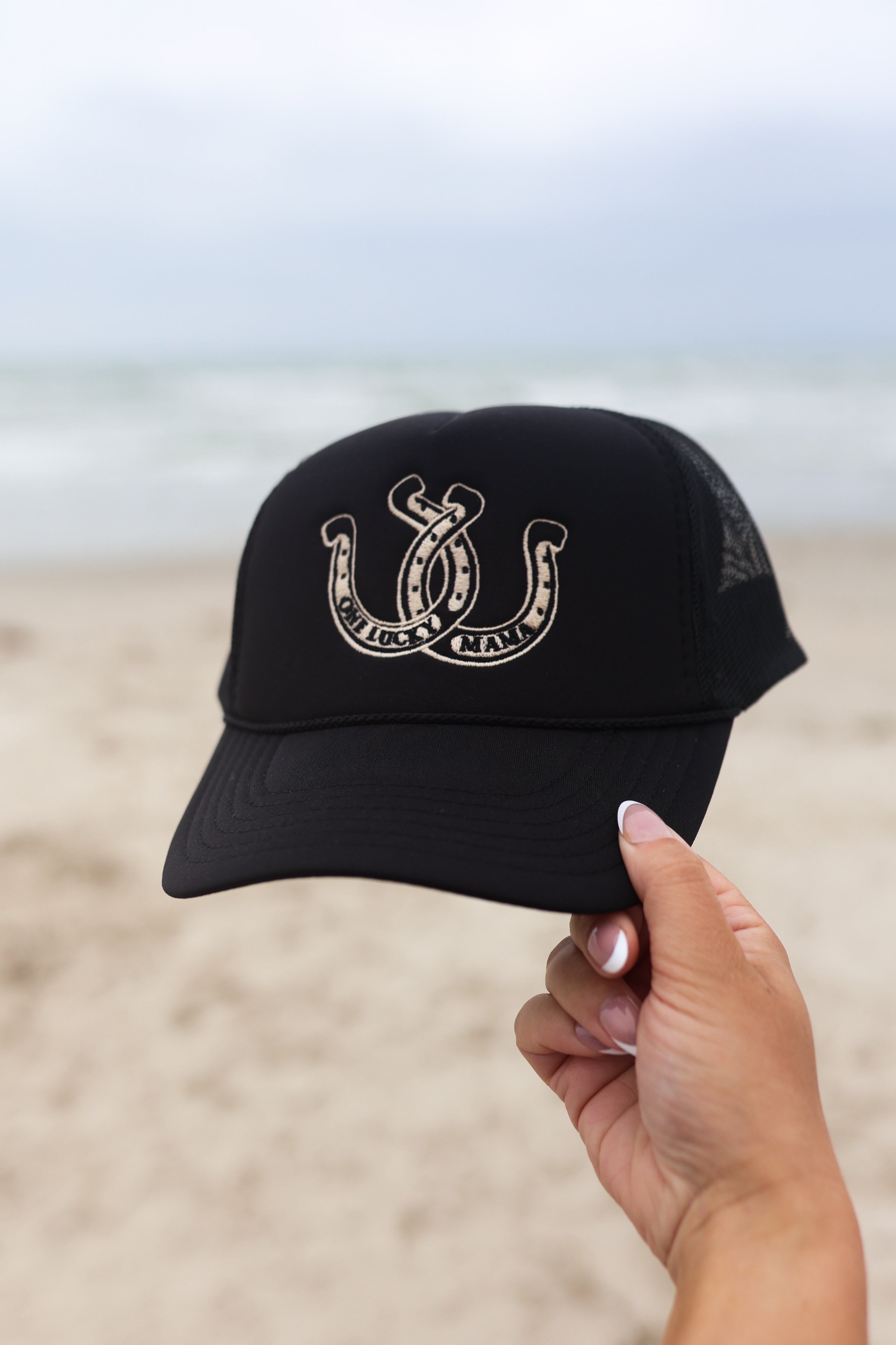 One Lucky Mama Trucker Hat