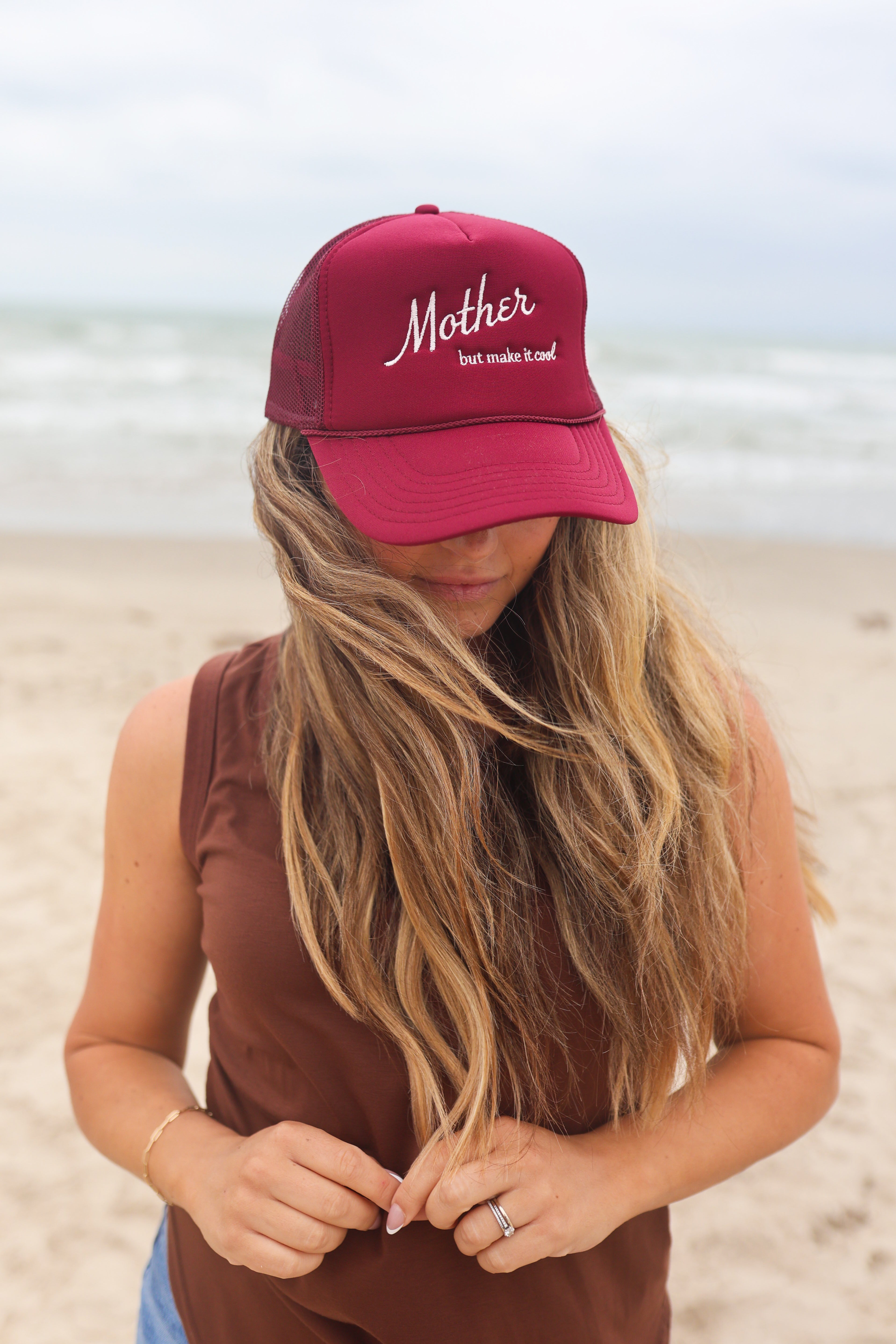 Mother But Make It Cool in Maroon