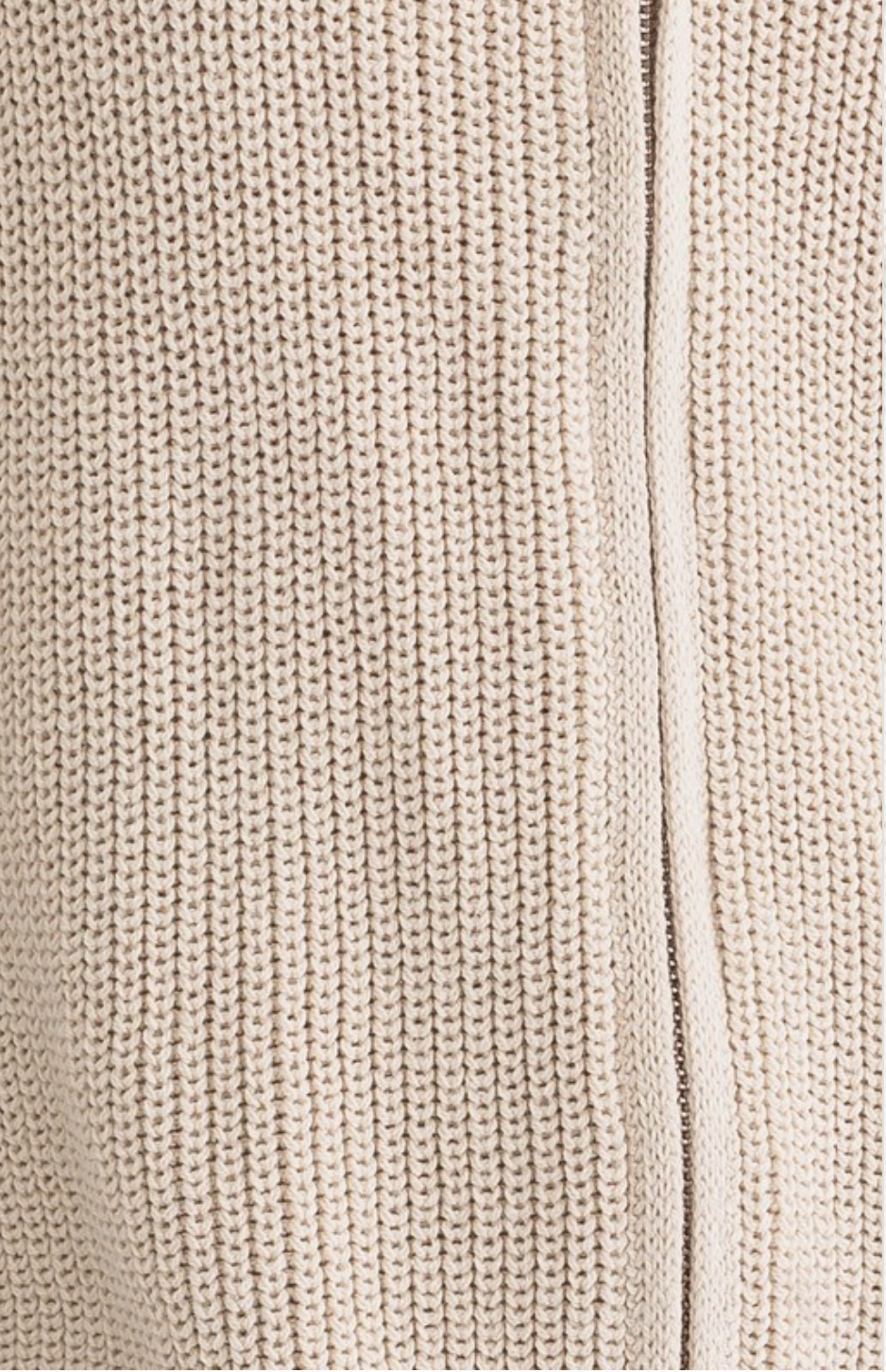 The Oversized Zip-Up Cardigan